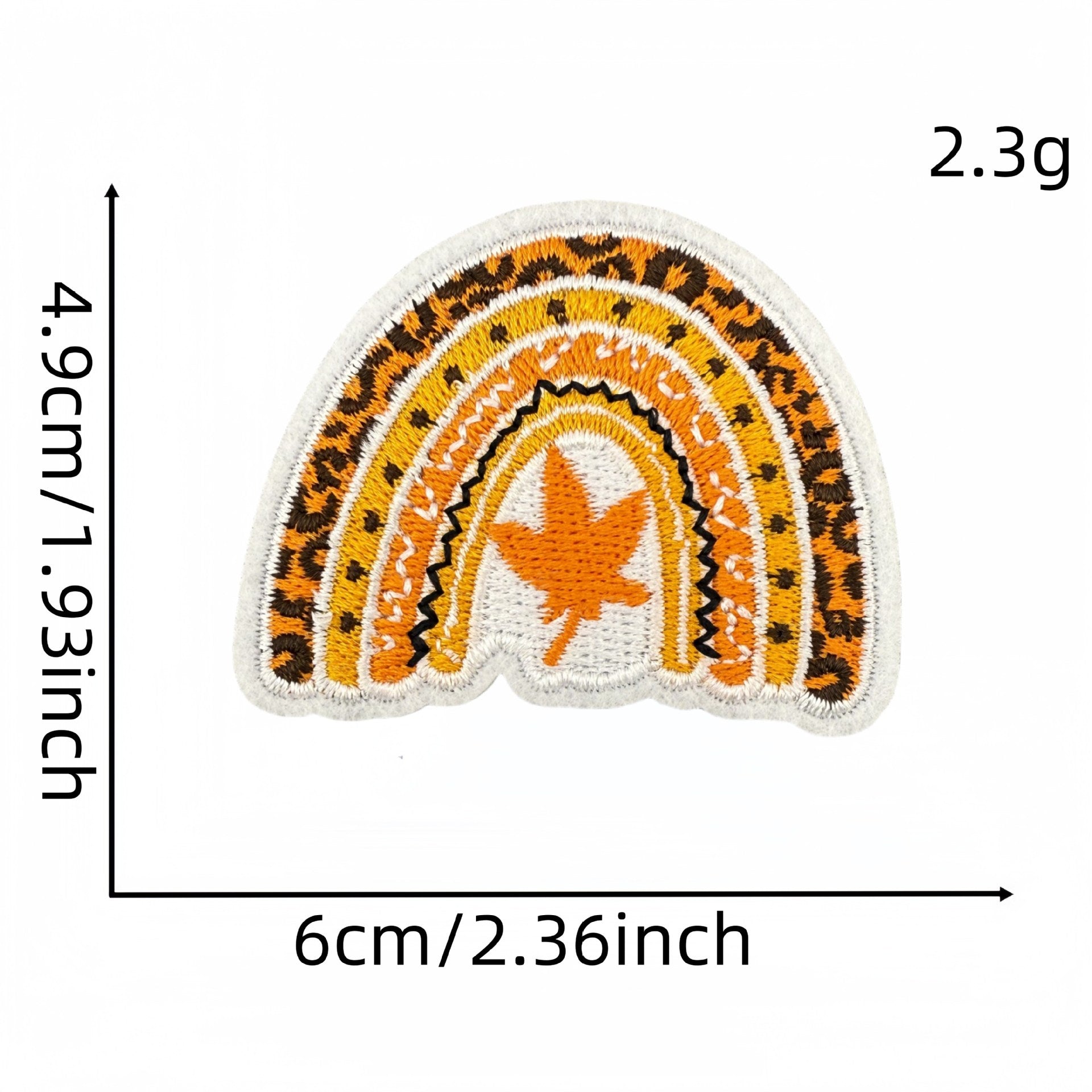 Wholesale Thanksgiving Embroidered Hot Melt Adhesive Patches